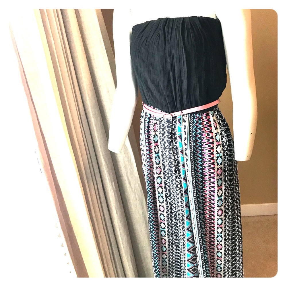 Strapless pants romper